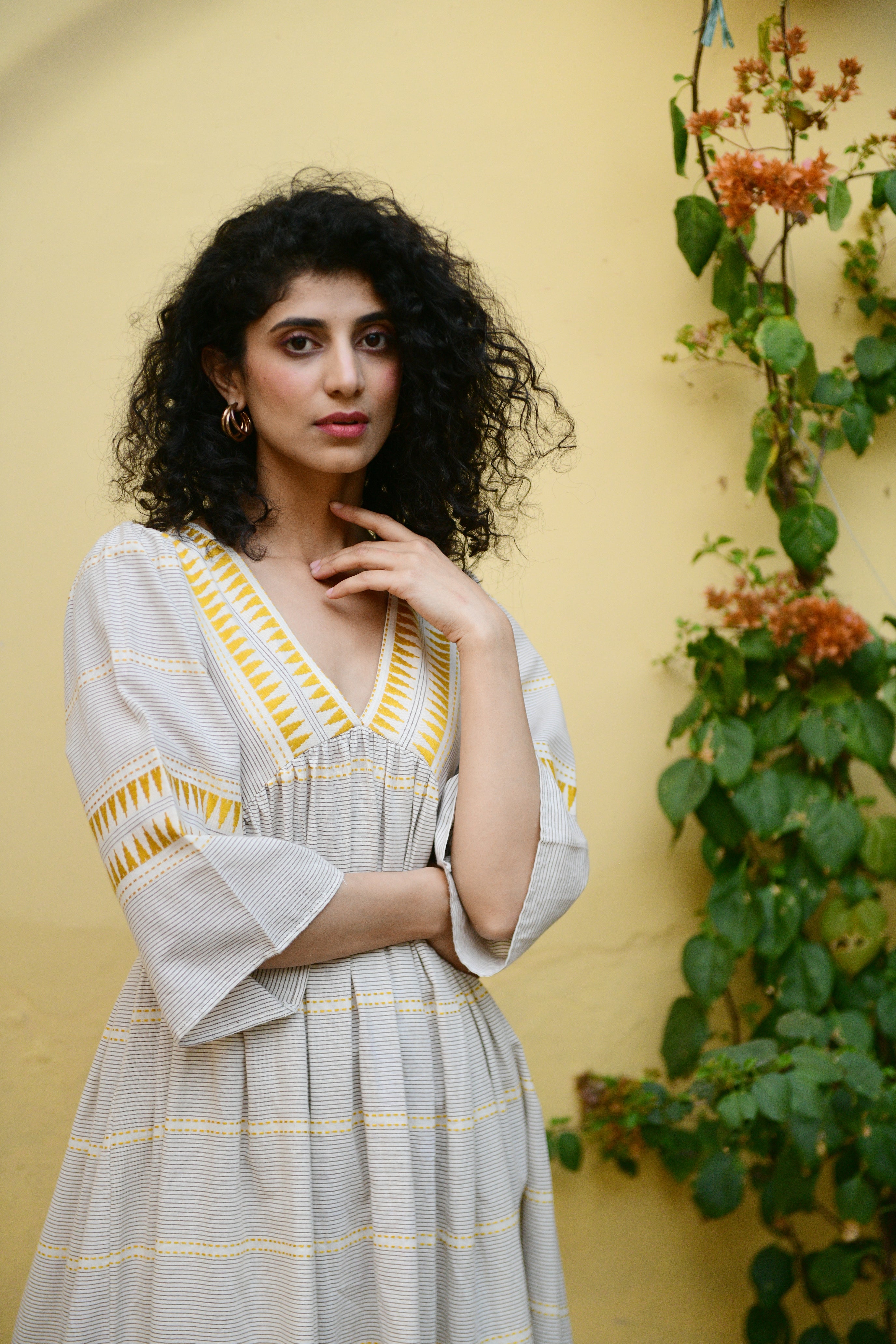 Aaravi Hand Block Printed Cotton Kurta Set - Shilpi Handicrafts