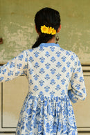 Aaravi Hand Block Printed Cotton Kurta Set - Shilpi Handicrafts