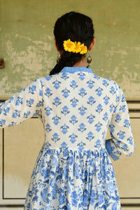 Aaravi Hand Block Printed Cotton Kurta Set - Shilpi Handicrafts
