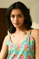 Aaravi Green Hand Block Printed Kurta Set - Shilpi Handicrafts