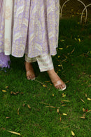 Hand Block Printed Lavender Suit Set - Shilpi Handicrafts