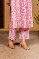 Bahaar Purple Bird Suit Set