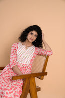 Bandhavi Pink Lace Kurta Set