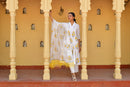 Taupe Bloom Handblock Cotton Kurta Set