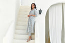 Pastel Bloom Handblock Cotton Kurta Set