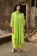 Aaravi Green Suit Set - Shilpi Handicrafts