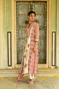 Aaravi Peach Suit Set - Shilpi Handicrafts