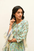 Aaravi Sea Green Suit Set - Shilpi Handicrafts