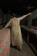 Aadhriti Multicolor Chanderi Kurta Set - Shilpi Handicrafts