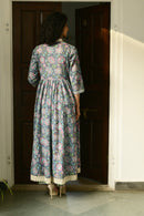 Aaravi Blue Suit Set - Shilpi Handicrafts