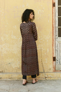 Aaravi Black Kurta Set - Shilpi Handicrafts