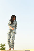 Aaravi Blue Co-ord set - Shilpi Handicrafts