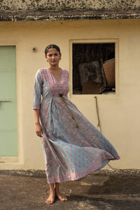 Aadhriti Angrakha Kurta - Shilpi Handicrafts