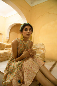 Ava Winter White Midi Dress - Shilpi Handicrafts