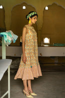 Ava Winter White Midi Dress - Shilpi Handicrafts