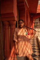 Adhira Ruffle Mini Dress - Shilpi Handicrafts
