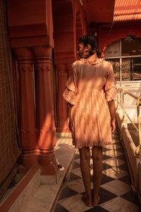 Adhira Ruffle Mini Dress - Shilpi Handicrafts